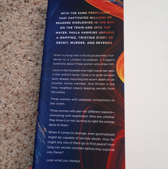 A Slow Fire Burning by Paula Hawkins Book - Picture 4 of 8